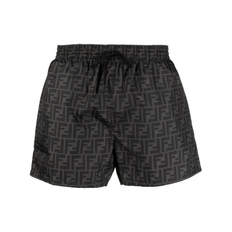 short de bain à logo FF imprimé